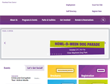 Tablet Screenshot of plfdparks.org
